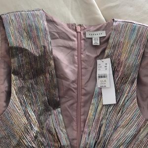 Topshop Dresses - BNWT Topshop iridescent metallic cocktail dress Topshop Dresses - BNWT Topshop iridescent metallic cocktail dress